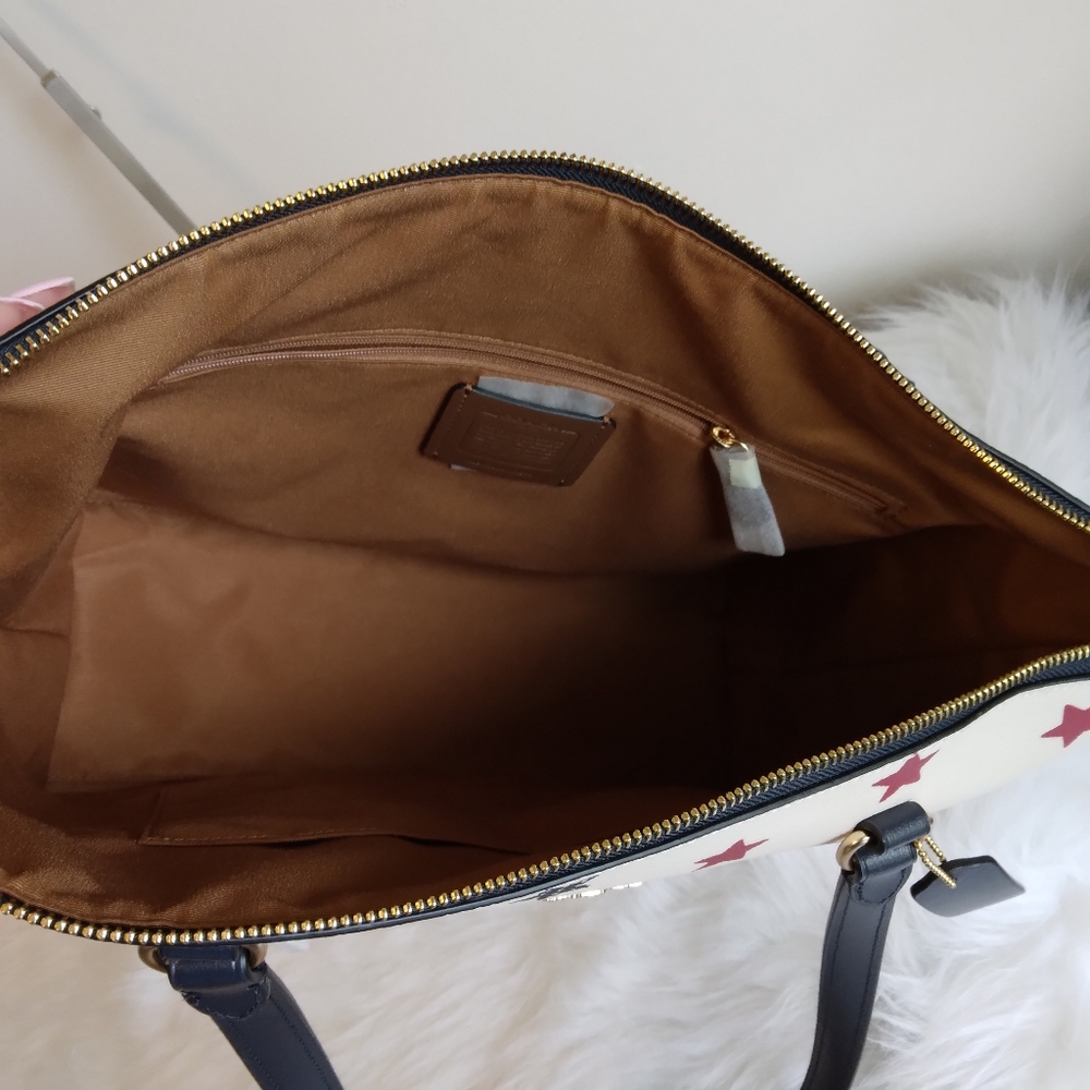 SOLD NWT Star Americana Coach Gallery Tote Bag with Matching Wallet SET - Picture 9 of 11